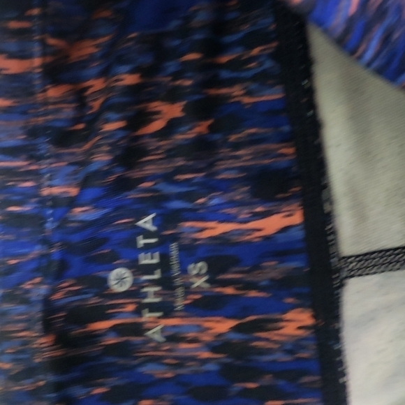 𝅺ATHLETA Blue Coral Leggings - Picture 6 of 10